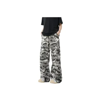 PISYPOX Casual Pants Unisex Gray