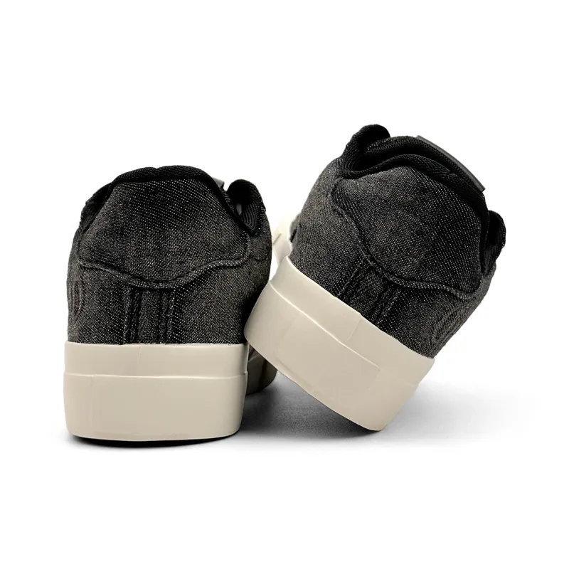 Mengsai Cushioning, Wear Resistant Low Top Skateboard Shoes Men's Beige Black-2