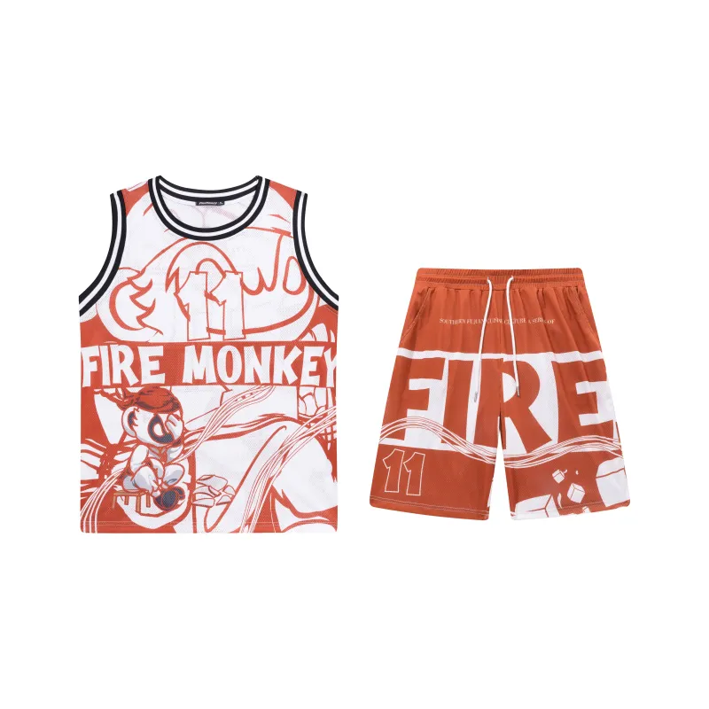 FireMonkey Basketball Suit Unisex-0