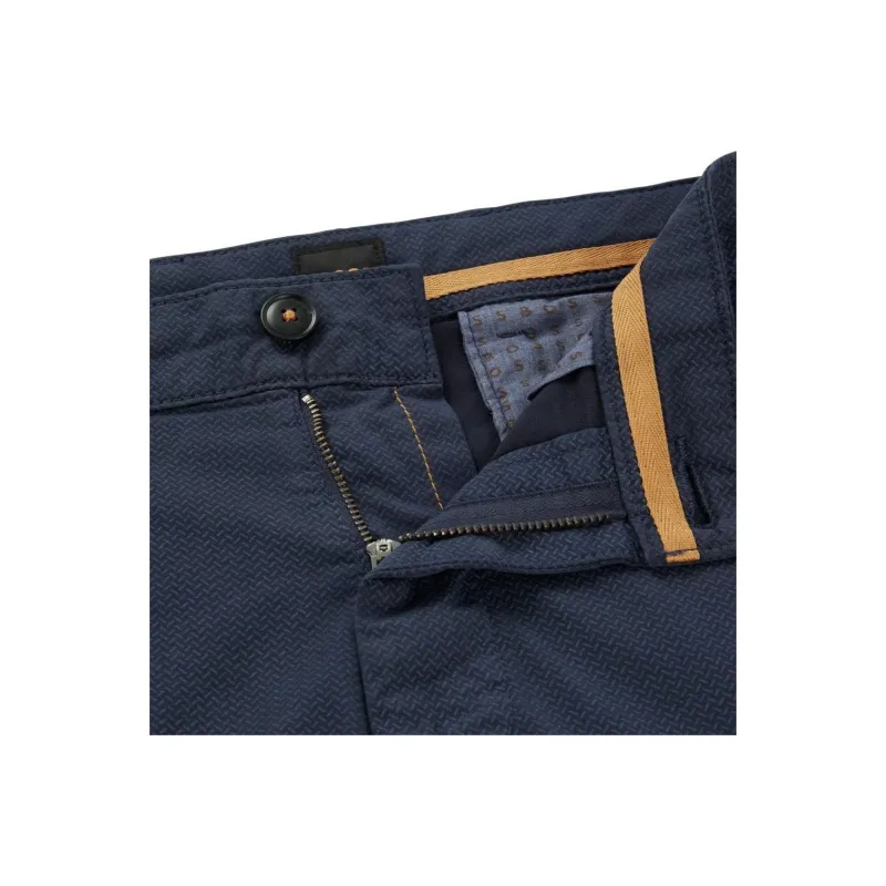 HUGO BOSS Slim-Fit Shorts In Stretch-Cotton Twill Casual Shorts Men's Dark Blue-1