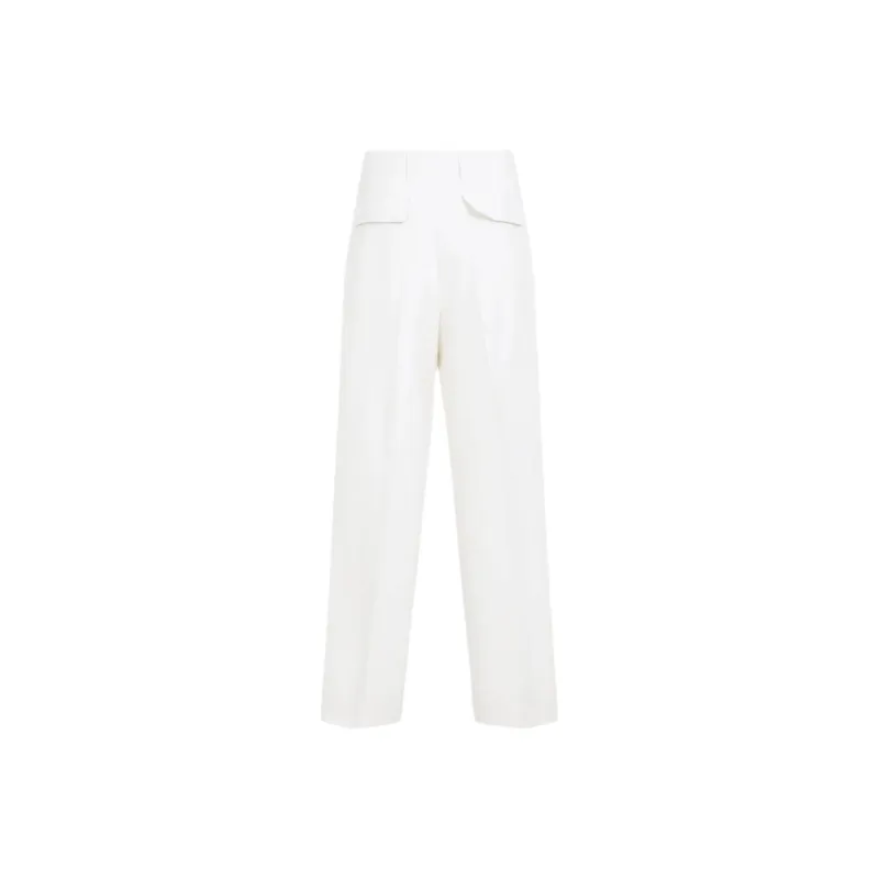 Ermenegildo Zegna Pleated Tapered Leg Trousers-1