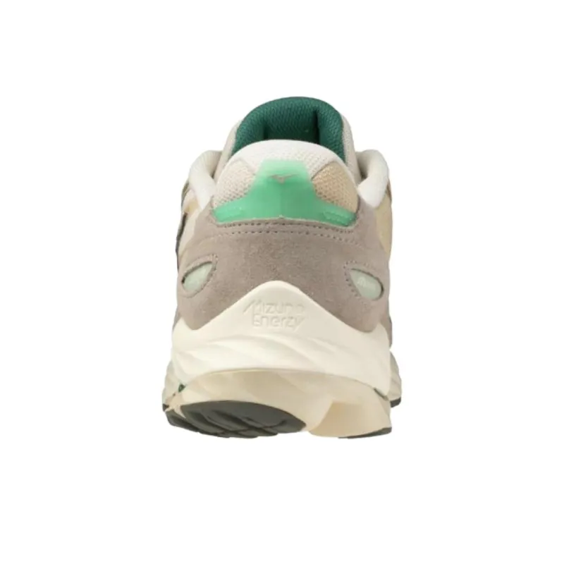 Mizuno Wave Rider Β Anti Slip Wear Resistant Low Top Running Shoes Unisex Light Beige-4