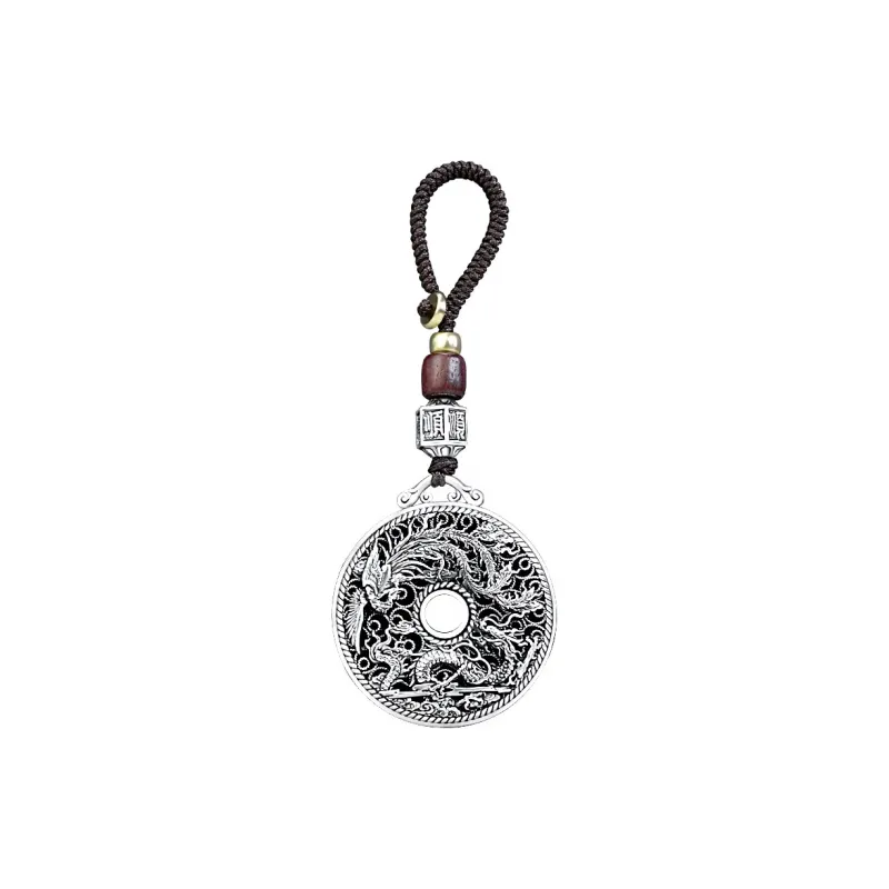 LIUXIN 999 Fine Silver Pendants Unisex-0