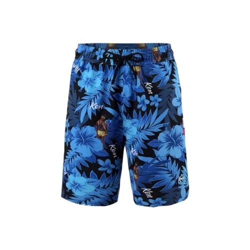Barbie Swimming Shorts Men's Blue With Print