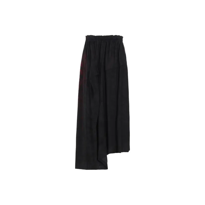 Yohji Yamamoto Y's SS25 Casual Long Skirt Women's Gray-1