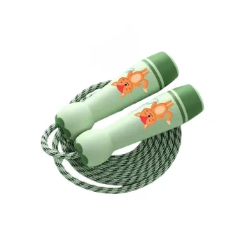 Kaikang Student Supply Non Countable Jump Ropes Kindergarten Kids' ABS Controller, Cotton Cord