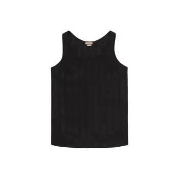 GUCCI Gg Logo Printed Tank Top