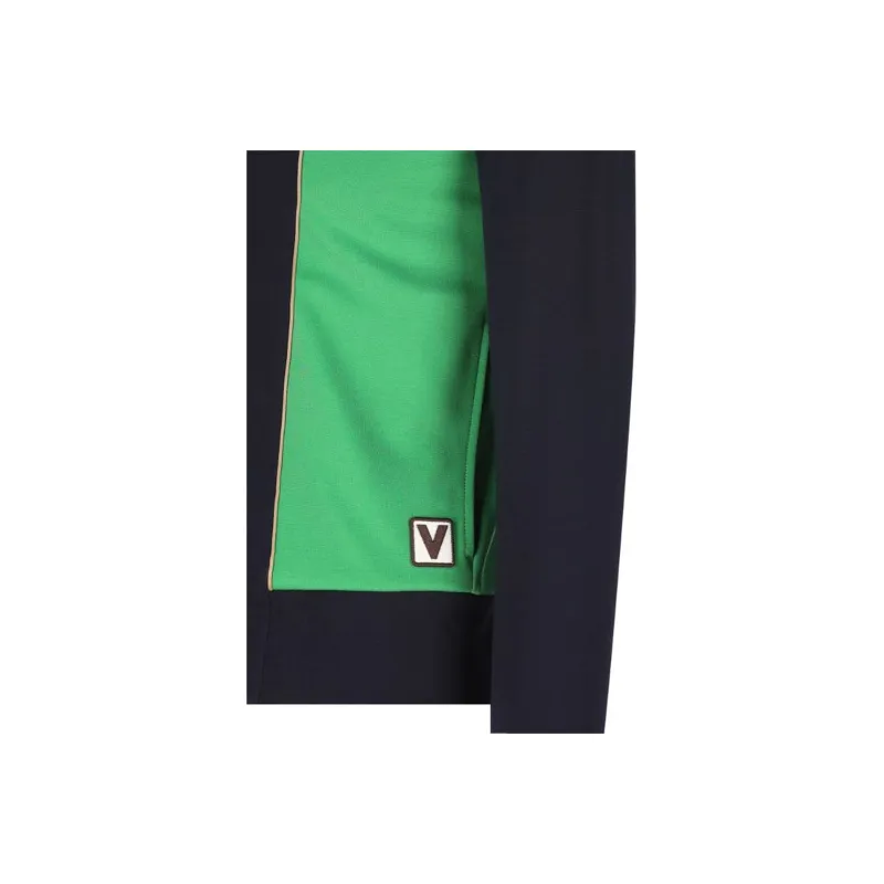Valentino Zip Up Color Block Sweatshirt-3
