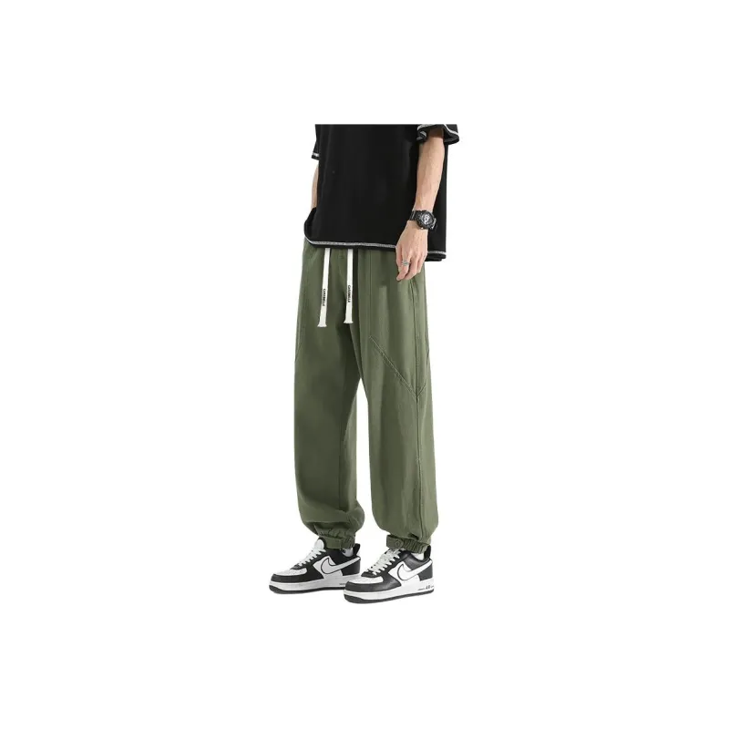 Caramella Casual Pants Unisex Black-3