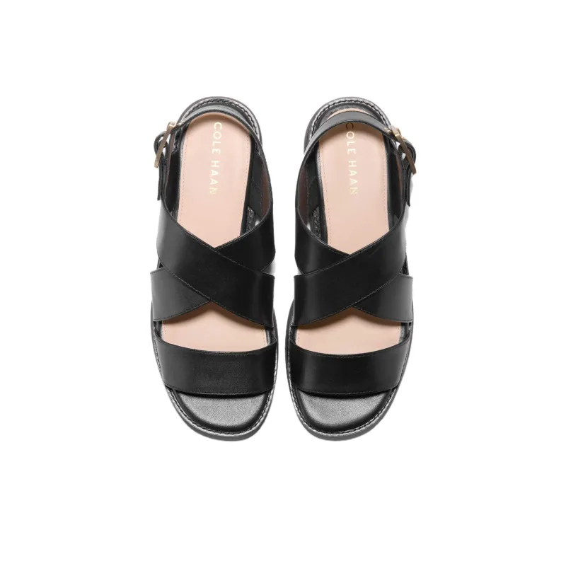 COLE HAAN One Strap Sandals Women's Black-5
