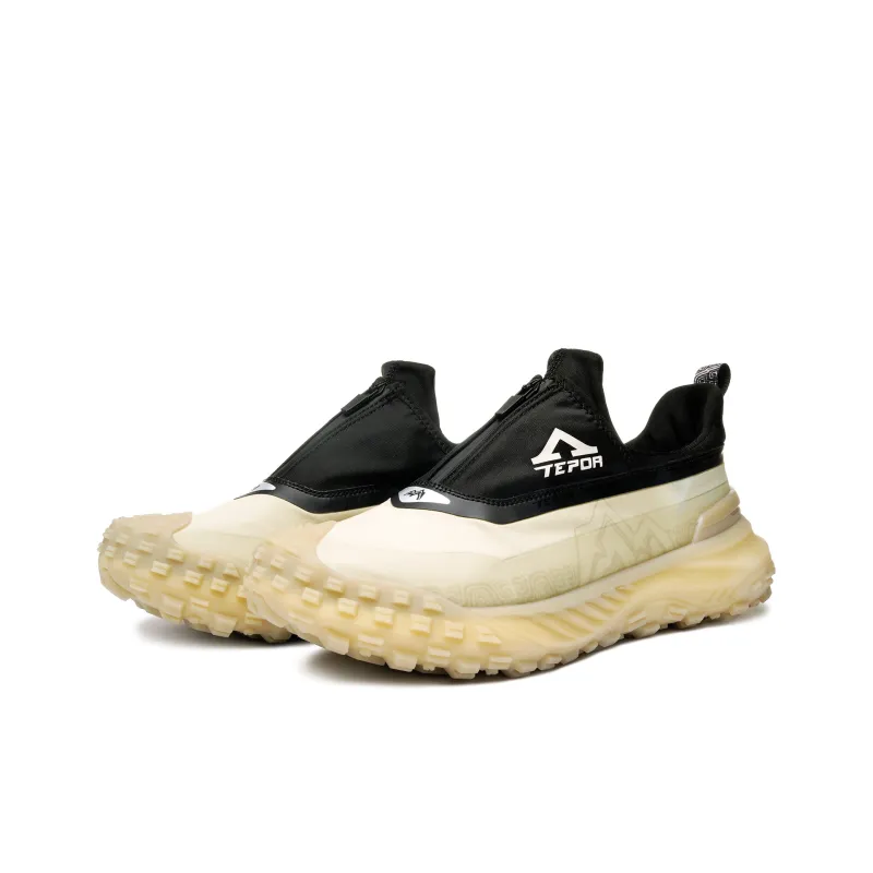 TEPOR Running Shoes Men Low Top Black/White/Apricot-15