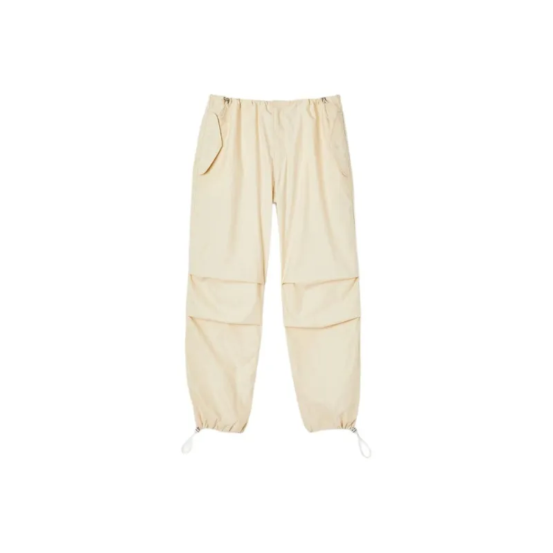 Sandro FW23 Parachute Trousers Casual Pants Men's Beige-0