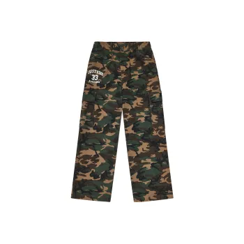 JUST VIBE Camouflage Unisex Casual Pants