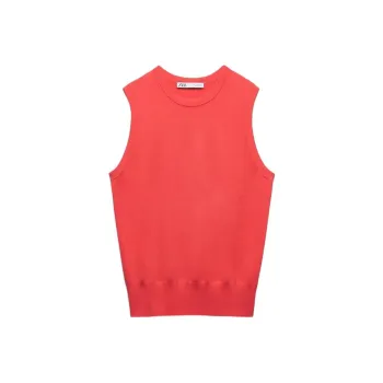 ZARA Tank Tops Women's Strawberry