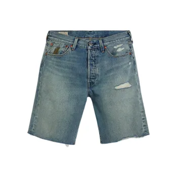 Levi's Denim Shorts Men's Washed Blue