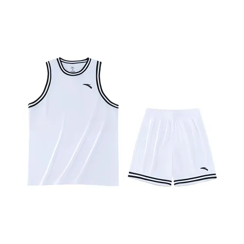Anta Basketball Apparel Set Men's Pure White