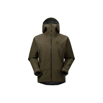KAILAS MONT X Waterproof, Windproof, Breathable, And Abrasion Resistant Windbreaker Jacket Unisex Dark Brown Green