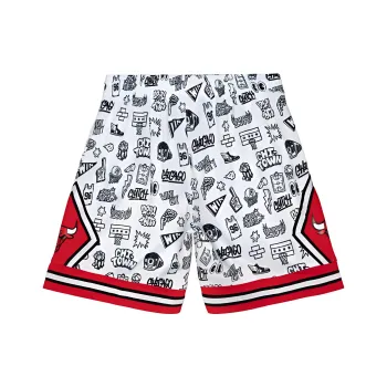 Mitchell Ness Basketball Shorts Men White
