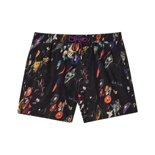 Paul Smith Sketchbook Botanical Drawstring Swim Shorts