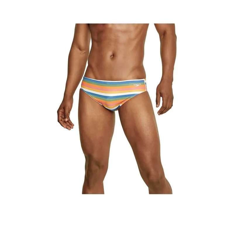Speedo Men's Printed One Brief Cobalt Blue Swimming Shorts Men's-36