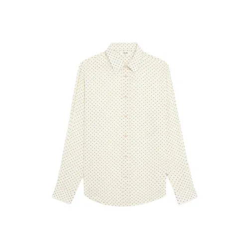 CELINE Shirts Men Vanilla