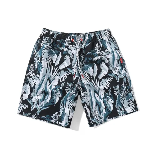 GAILANG Beach Shorts Men's Plant Print