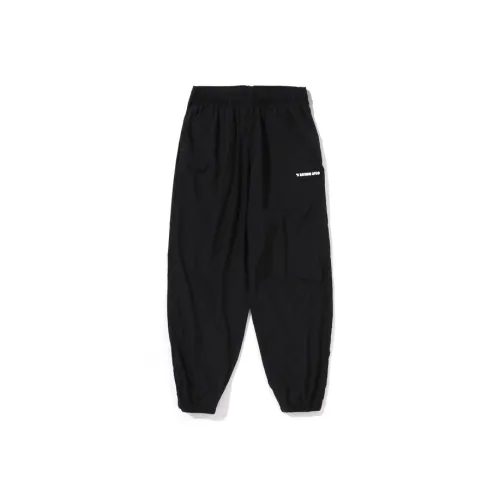 A BATHING APE Bathing Ape Logo Relaxed Fit Jogger Pants