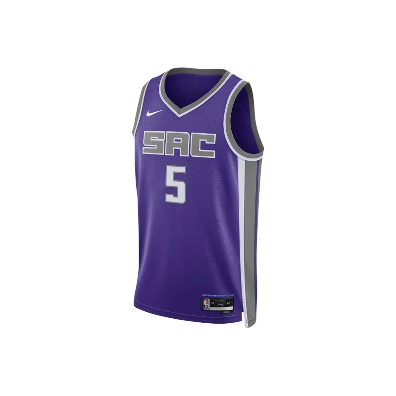 Nike De'Aaron Fox Sacramento Kings 2024/25 Hardwood Classics Men's Nike Dri FIT Nba Swingman Jersey-0