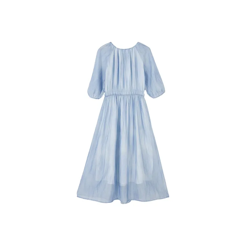 XIANGYING Short Sleeved Dress Women's-4