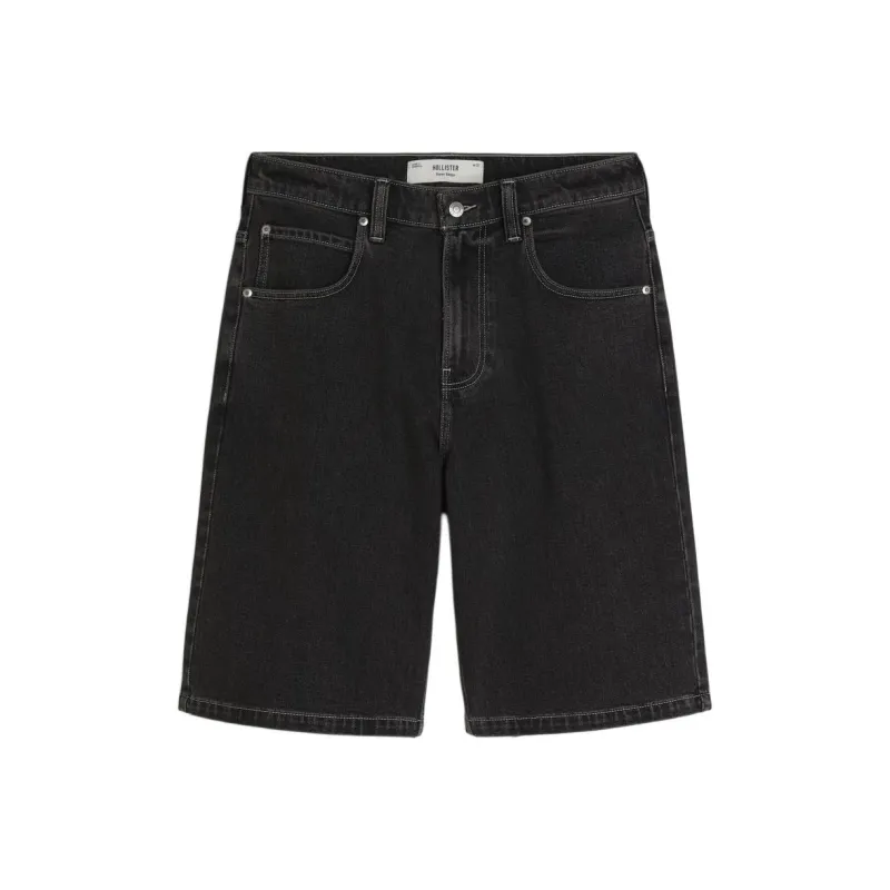 Hollister Denim Shorts Men's Black-0