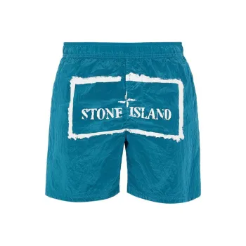 STONE ISLAND Swimming Shorts Men's Blue