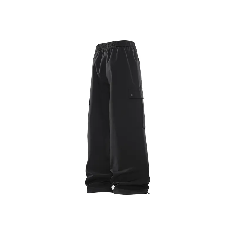 MIIOW Casual Pants Unisex Black-1