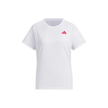 Adidas Chinese Tennis Team Olympic Series Raglan Sleeve T Shirt Women's White
