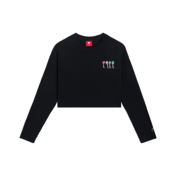 LiNing Crop Tops Women's Black