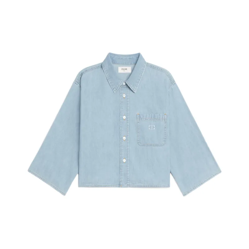 CELINE FW22 Crop Top Women's Washed-0