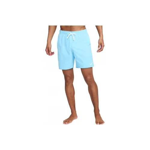 Nike Beach Shorts Men's Water Bottle Blue/White