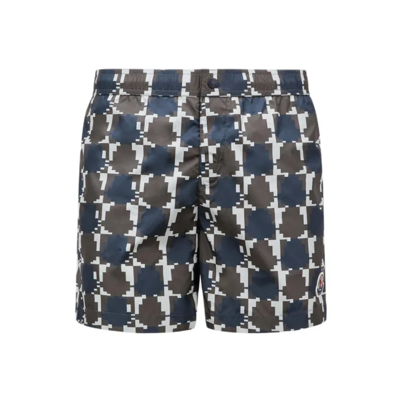 Moncler Logo print Swim Shorts-0