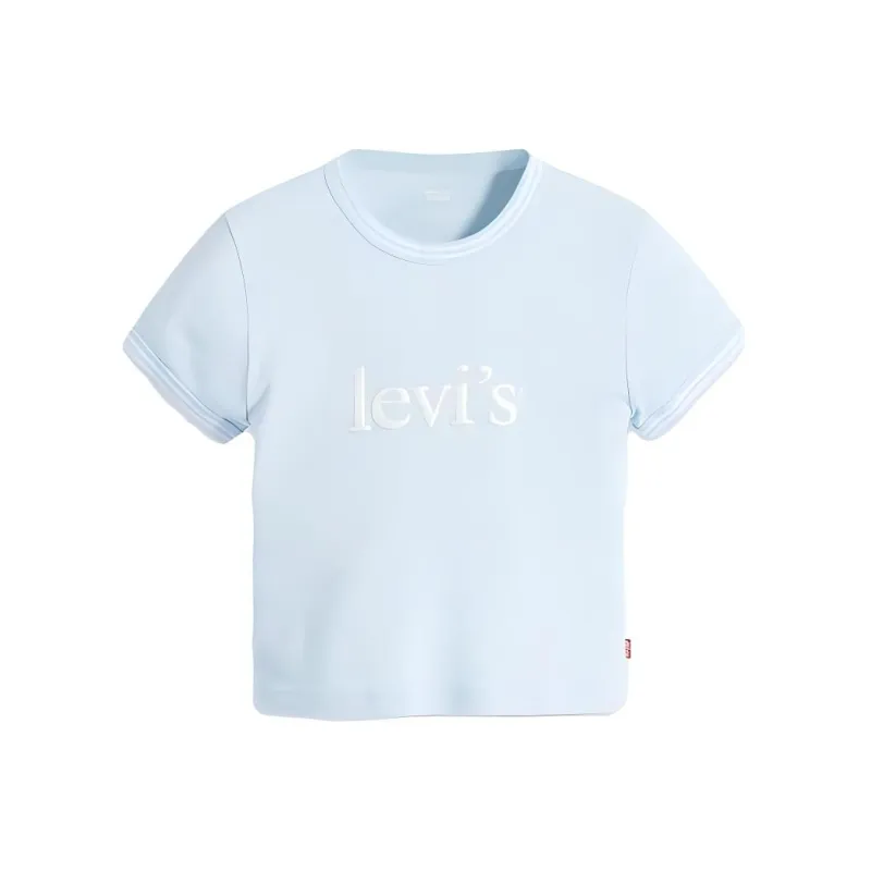 Levis T-Shirts Women's Light Blue-0