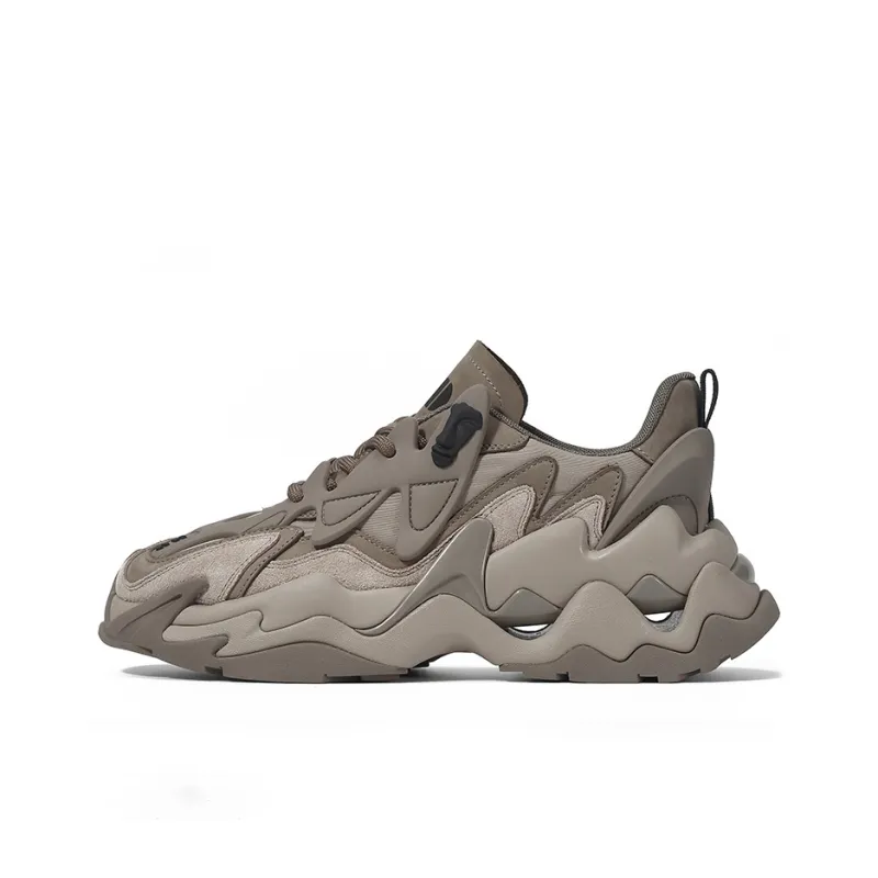 Ruomini Slip Resistant And Breathable Low Top Casual Shoes Men's Khaki-1
