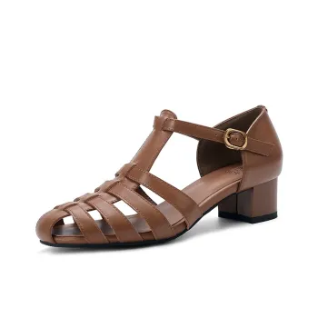 XICUNMINGWU Roman Sandals Women's Brown