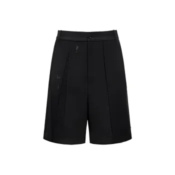 Feng Chen Wang High waisted Wool Shorts