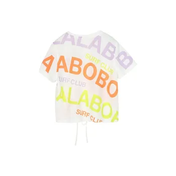 LALABOBO Straight T-Shirt Women's Ecru