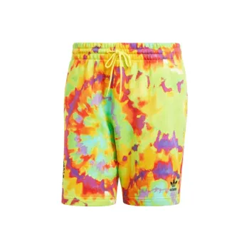 Adidas TIE DYED Casual Shorts Men's Impact Yellow