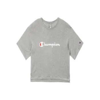 Champion T Shirt Japan Version Women's Light Gray