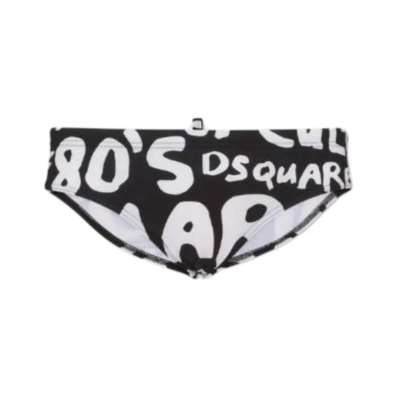 DSQUARED 2 Pop 80's Swim Brief Swimming Shorts Men's Multicolor-0