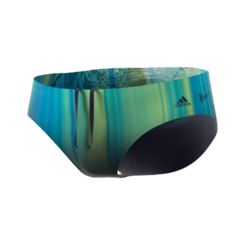 Adidas Swimming Shorts Men's Dark Ink Blue/Energy Blue/Energy Light Aqua/Semi-Gloss Yellow Fluorescent-0