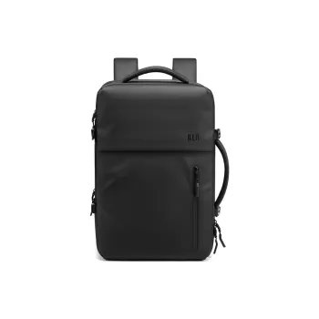 HLA Polyester Computer Luggage Bag, Travel Bag, Backpack Large Size Men's Black/Gray
