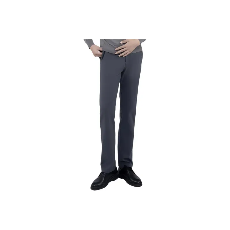 Yiwen Casual Pants Men Gray-0