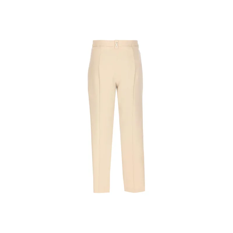 Patrizia Pepe Logo appliqué Trousers-1