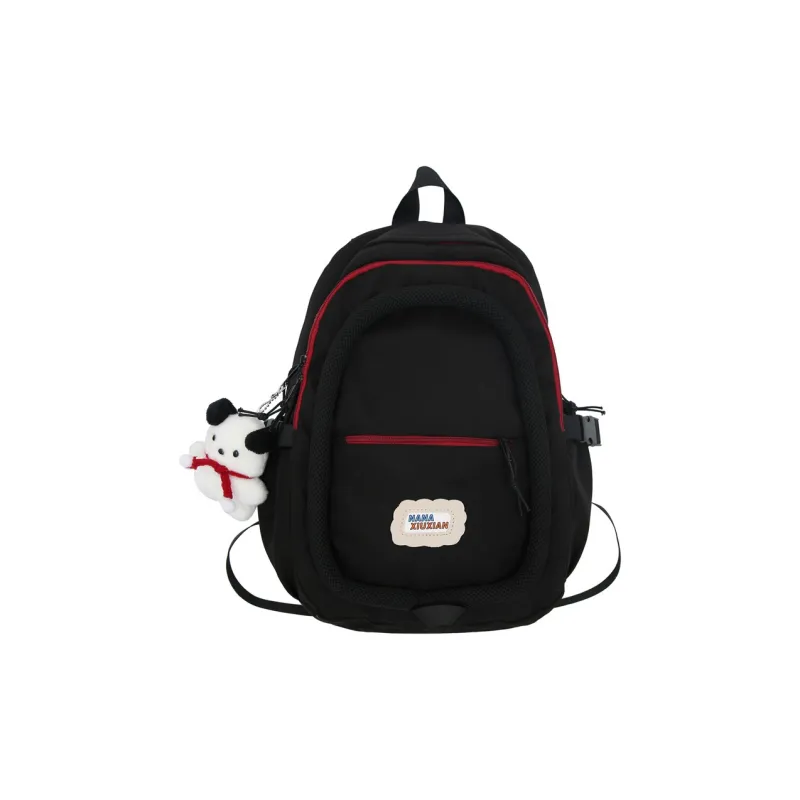 H YXIANG Nylon With Mesh Backpack Unisex Multicolor-1